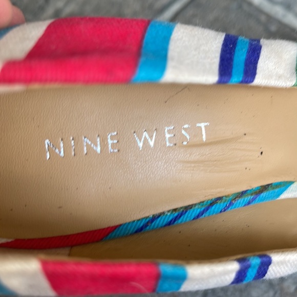 Nine West Striped Wedges - Picture 4 of 8
